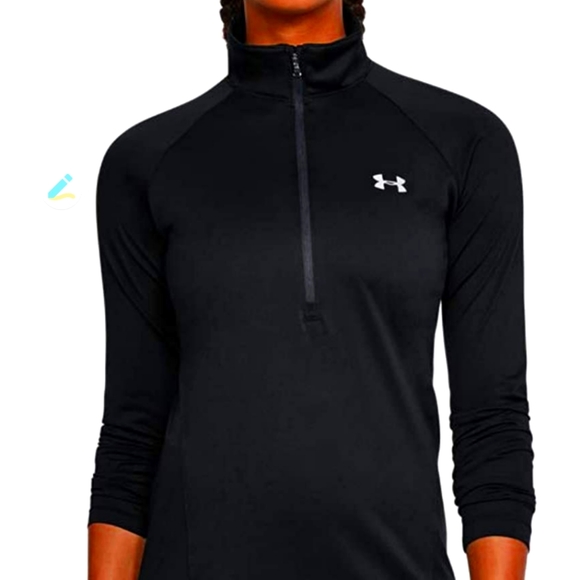 Under Armour Pull Over 1/4 Zip Long Sleeve New Size Large - Picture 3 of 7